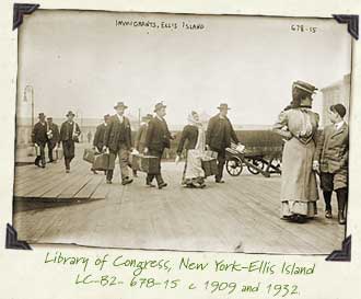Immigrants at Ellis Island in New York. Image from: http://www.archives.gov National Archives and Records Administration (NARA)