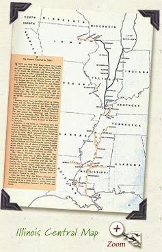 Illinois Central Map