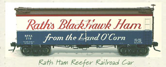 Rath Ham Reefer Railroad Car
