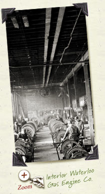 Interior of the Waterloo Gas Engine Company 