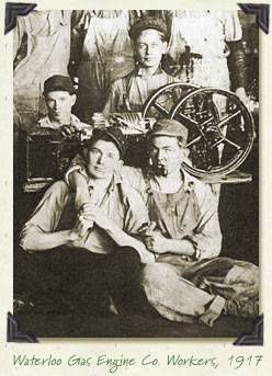 Waterloo Gas Engine Co. Workers, 1917
