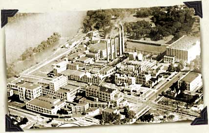 Photograph--Aerial view of Penick & Ford  late 1920s