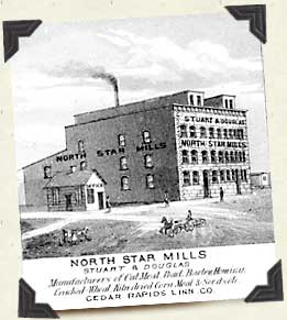 Engraving--North Star Mills, 1875