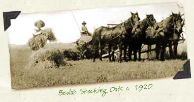Beulah Shocking Oats c. 1920