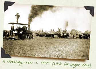 A threshing crew c. 1925.